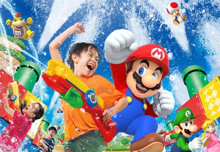 『Super Mario Power Up Summer』，Mario、Luigi等一眾超級任天堂卡通人物同大家玩水.jpg